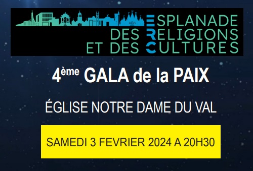 gala pour la paix 2024