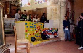 la rentrée de l'aumonerie, septembre 2004