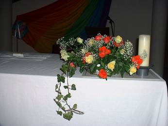l'autel fleuri