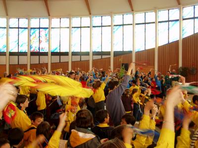 Les scouts de France de Seine et Marne à Notre Dame du Val
